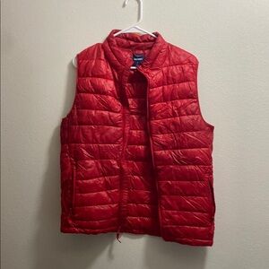 Old Navy Red Puffer Vest